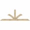 Ekena Millwork Richland Rough Sawn Timber Gable Bracket, Douglas Fir, 108"W x 40"H x 2"D x 6"F, 9/12 Pitch GBW108X40X0206RIC00RDF - alternate 1